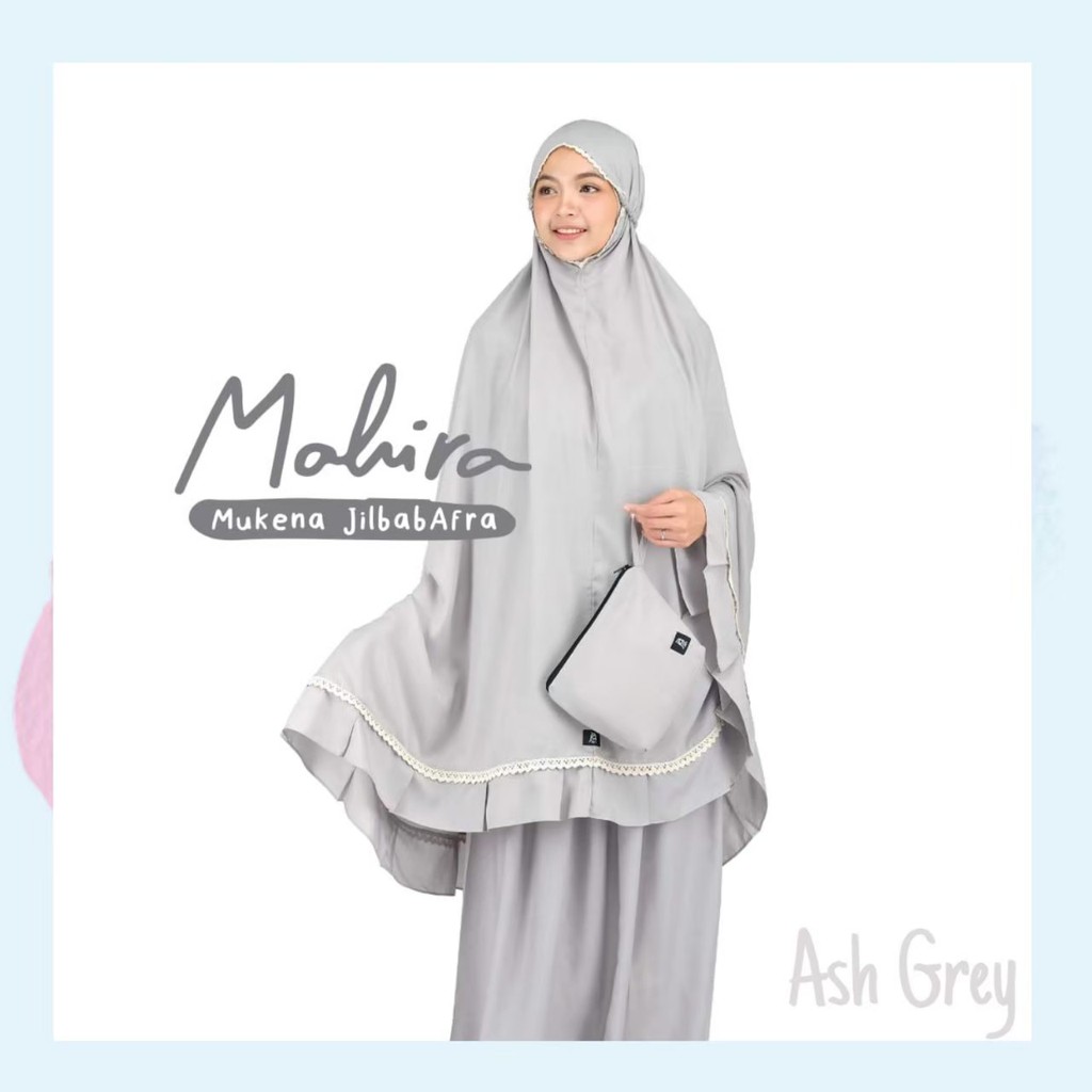 Mukena Lebaran Peralatan Sholat Wanita Mahira JilbabAfra JilbabArfa Panjang Solat Prayer Dress