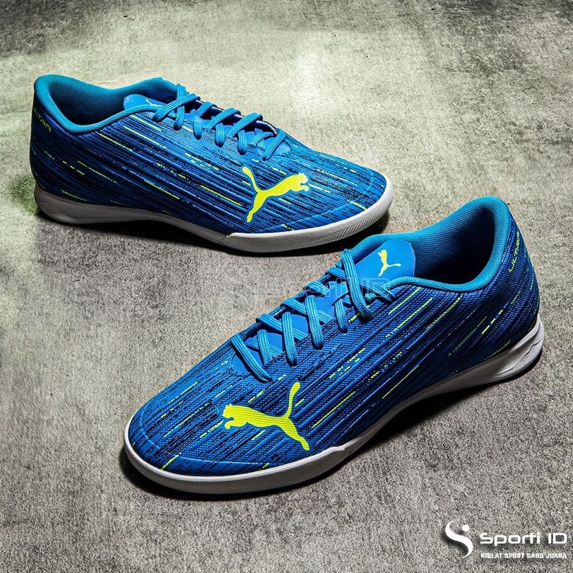 Sepatu Futsal Puma Ultra 4.2 IT - Blue Yellow 106358-01 Original | Puma Ultra