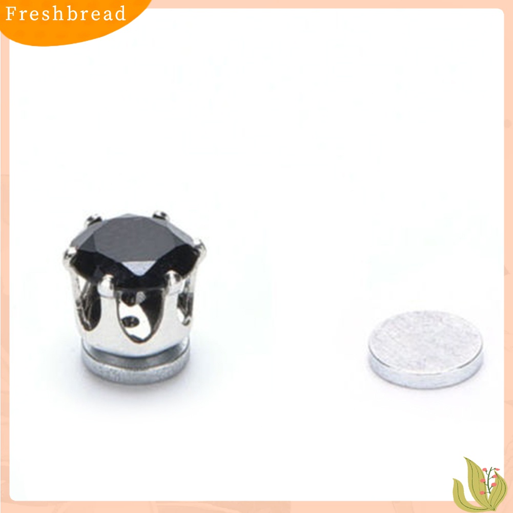 ? Fresh ? 1 Pasang Anting Jepit Magnet Tanpa Tindik untuk Pria / Wanita