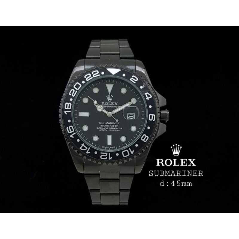 Jam pria Rolex submariner batrei