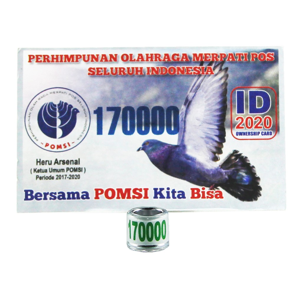 Cincin Pomsi Ring Id Gelang Merpati Pos Shopee Indonesia