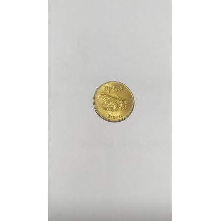 uang koin 50 rupiah komodo