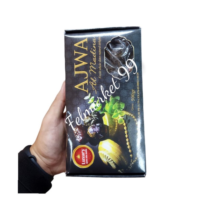 

Kurma ajwa al madina fresh whole dates natural delights | 500 grm