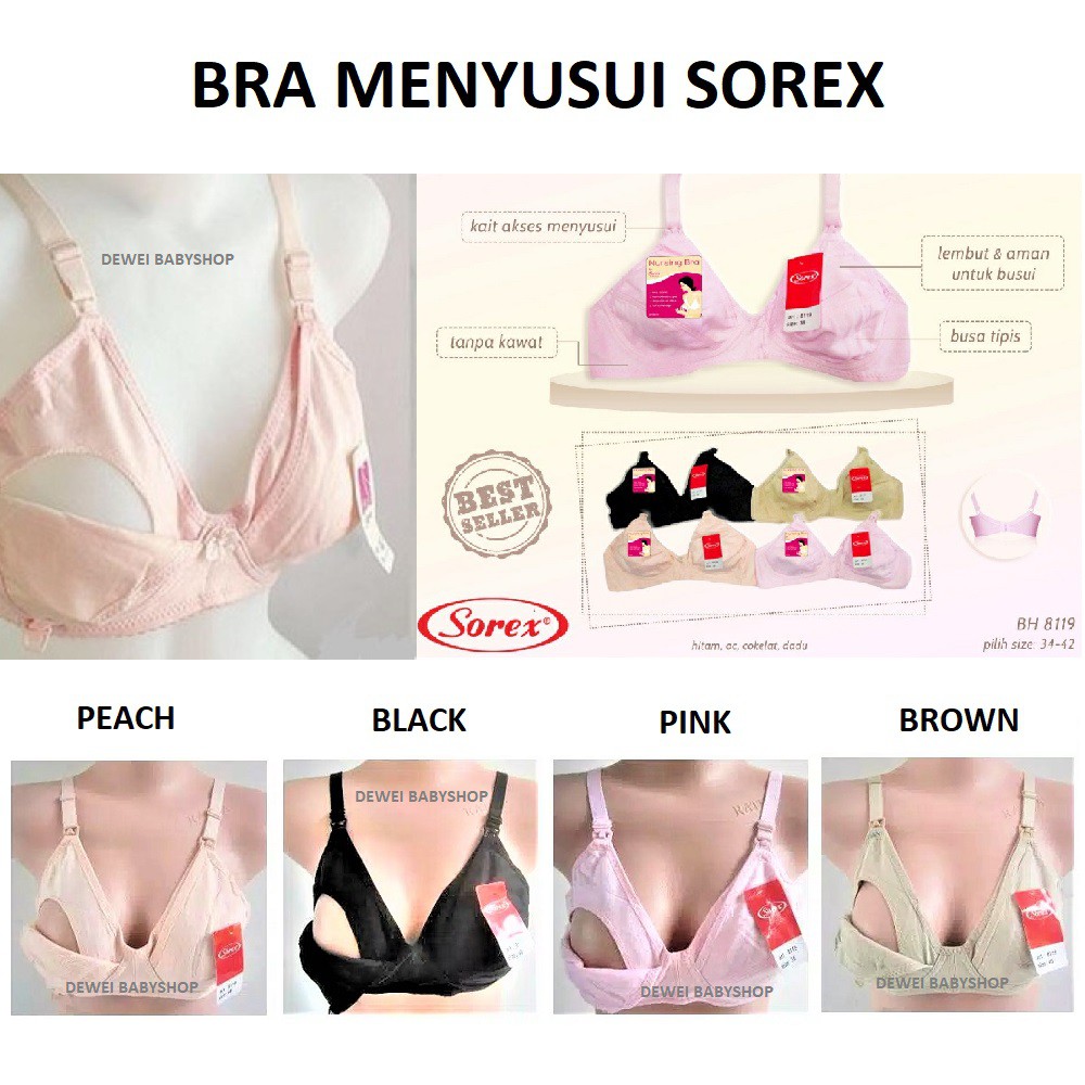 Bh Menyusui Sorex ( Nursing BreastFeeding Bra-Breast Feeding-Beha Nete Bayi-Ibu Hamil Netekin Baby )