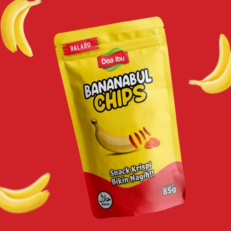 

KERIPIK PISANG BANANABUL CHIPS 125g - BALADO