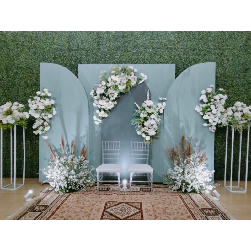 DEKOR LAMARAN SEDERHANA//BACKDROP LAMARAN SEDERHANA - ROSEPETAL BACKDROP
