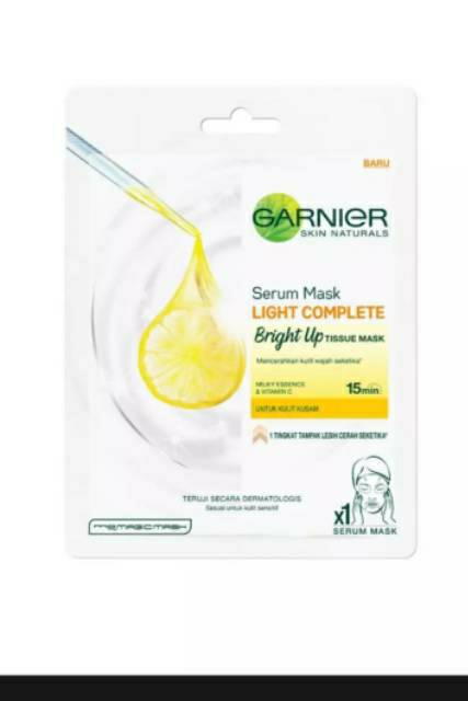 OliveShop ❤ Garnier Masker Wajah Garnier Serum Facial Sheet Mask