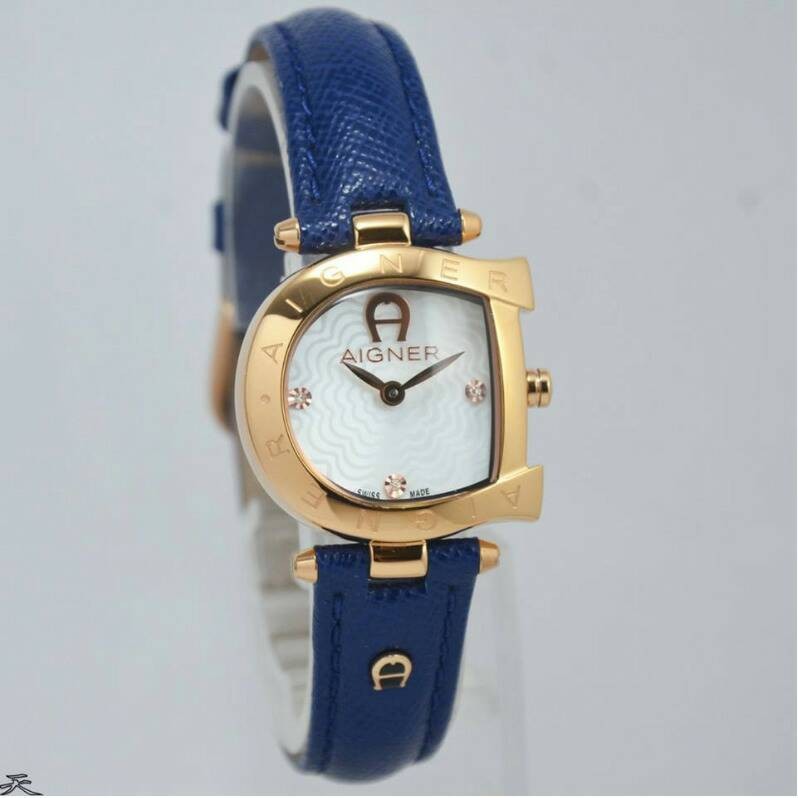 JAM TANGAN WANITA/CEWEK FASHION WANITA MERK AIGNER ORIGINAL KULIT