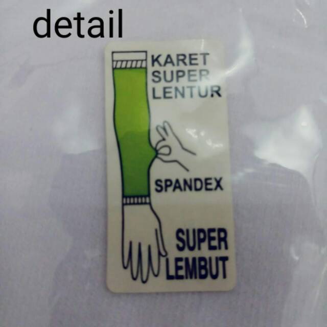 Handsock Putih Polos Manset Tangan Sekolah Murah