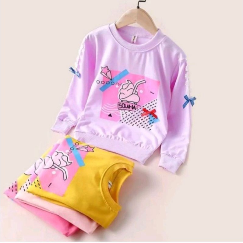 SWEATER ANAK PEREMPUAN USIA 2-11 TAHUN / SWITER ANAK / SWEATER ANAK IMPORT / ATASAN ANAK PEREMPUAN