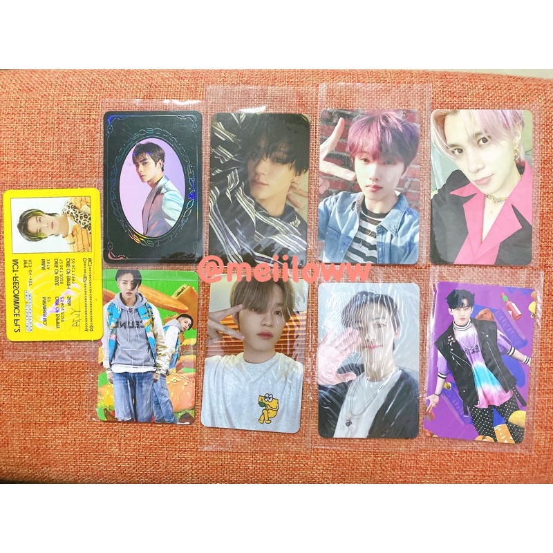 PHOTOCARD OFFICIAL NCT JENO BORING, JAEMIN AR SELCA, JISUNG AR SELCA, CHENLE CAFE, AR CLIP RENJUN, A