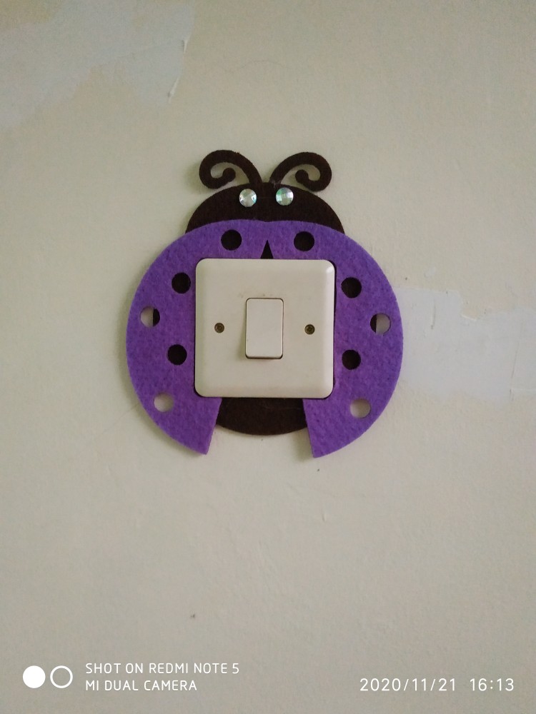 Stiker Saklar Frame Saklar Hiasan Stiker Dinding