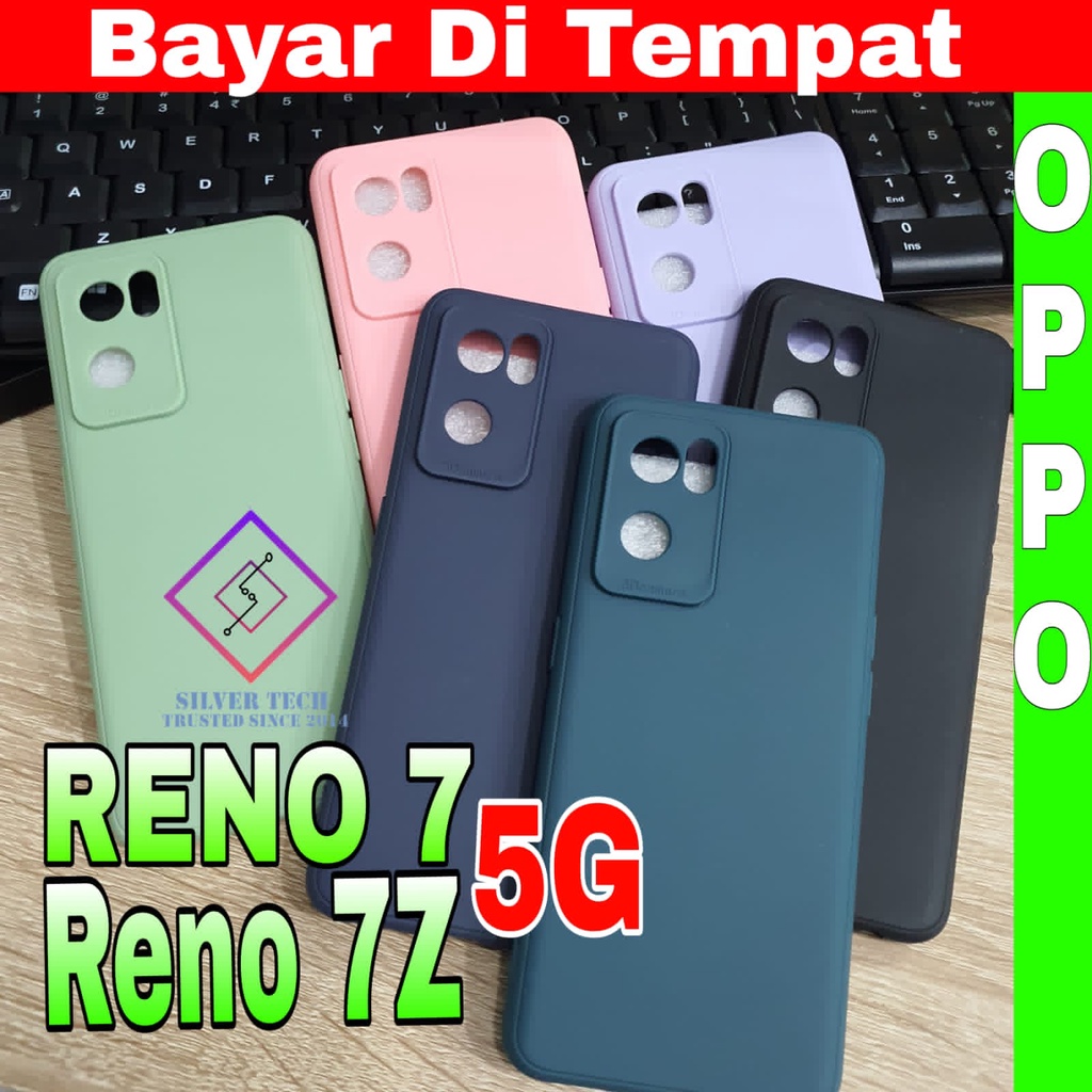 Silvertech Kesing OPPO A76 RENO 7 4G 5G RENO 7z 5G  Softcase silikon kesing dan Accesories OPPO A76 RENO 7 5G RENO 7z 5G