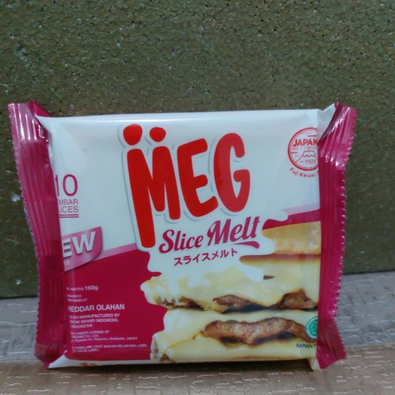 

MEG Cheddar slice melted 10s 160gr