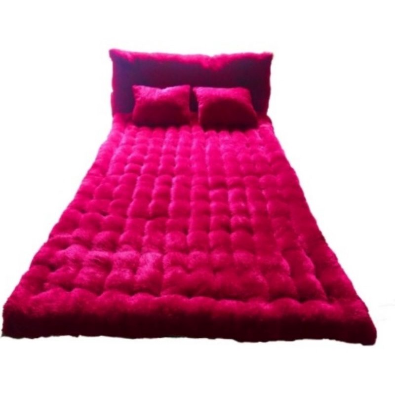 Kasur Lantai Bulu Rafsur UK 180x140x8cm Kasur Cimol/Kasur Gender/Surpet