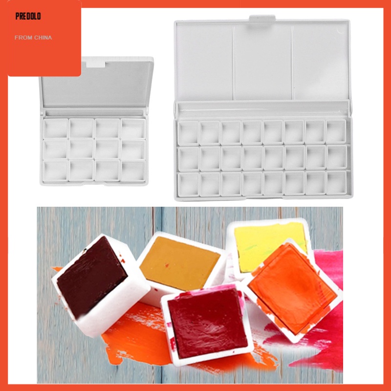 [In Stock] Paint Palette Holder Tray Half Pans Set for Acrylic Oil Watercolor