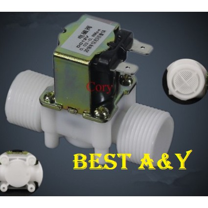 Selenoid Valve 12V DC kran Mesin Cuci 3/4&quot;  otomatis Water Inlet Valve