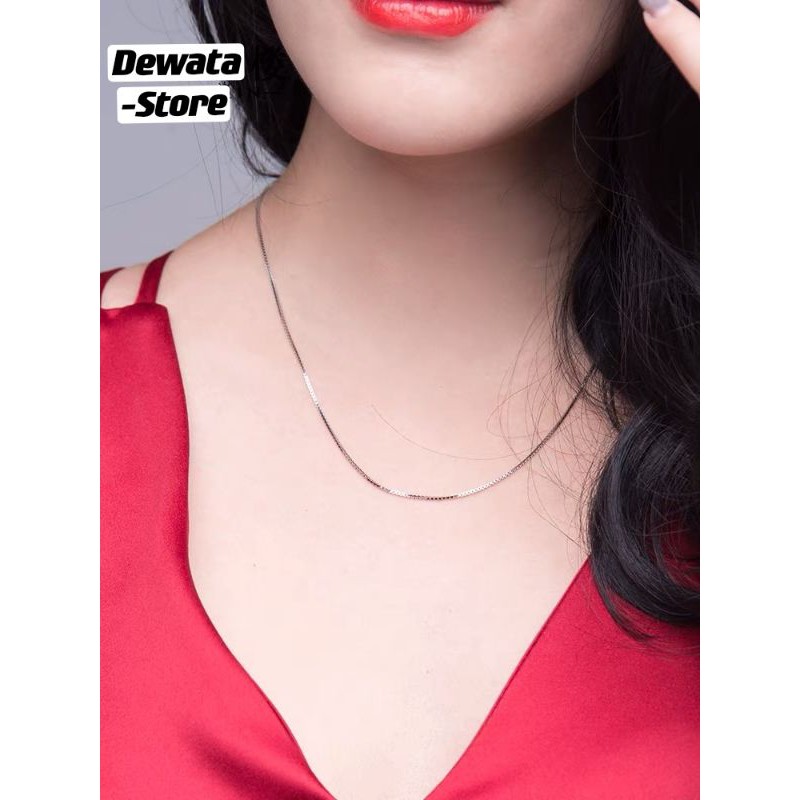 Kalung perak silver 925 asli kalung huruf nama wanita pria