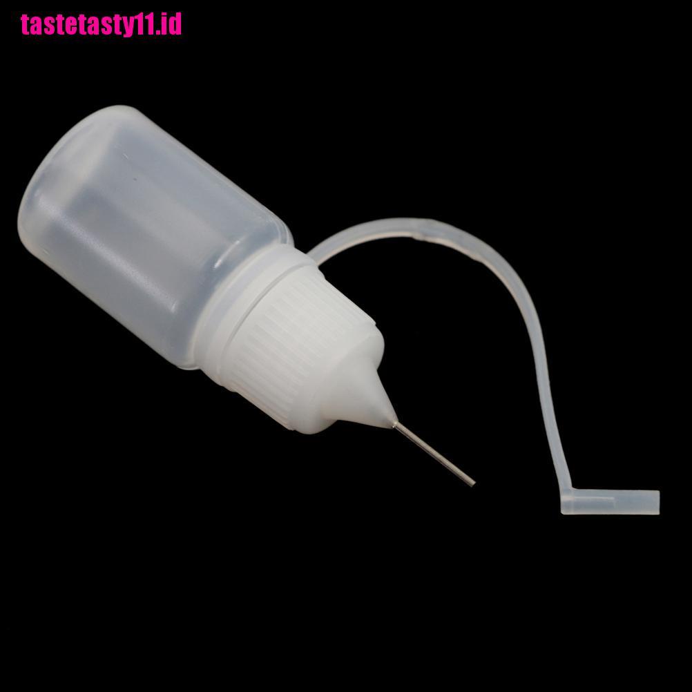 【TTID】5pcs Needle Tip Empty Squeezable Liquid Dropper Bottle Plastic 5ml