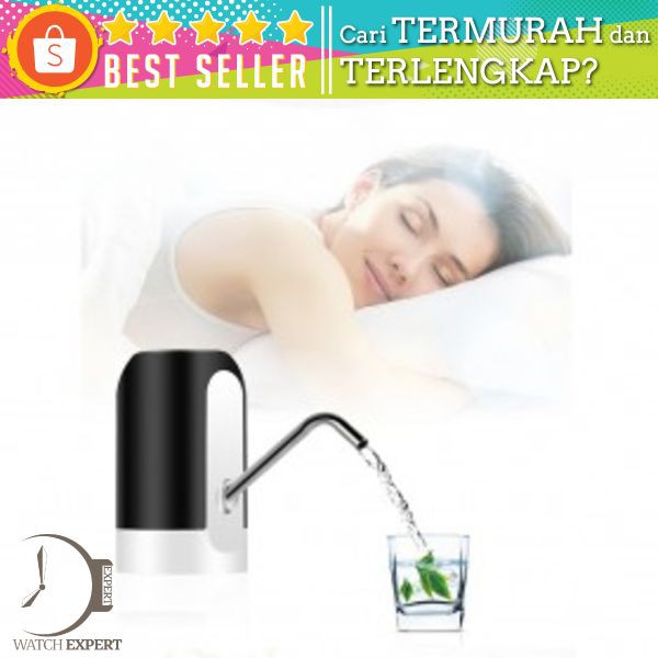 Alloet Pompa Elektrik Air Minum Galon Rechargeable Smart Wireless Pumping - SY-WD-01 - Black