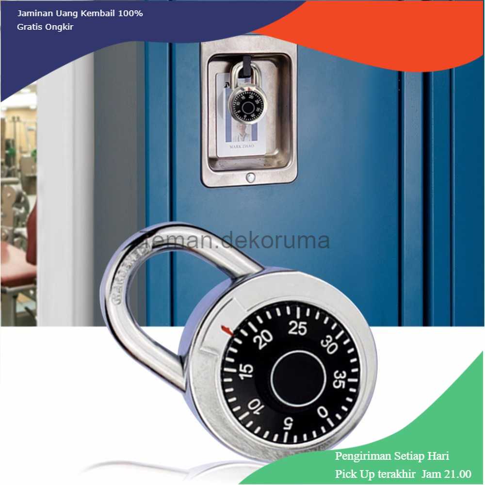 TD-DDG CJSJ Gembok Brankas Rotary Padlock Digit Combination Padlock - CH-209