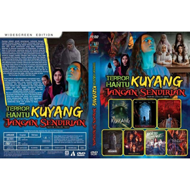 KASET FILM KOLEKSI HOROR : TERROR HANTU KUYANG JANGAN SENDIRIAN