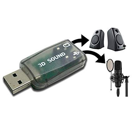 USB SOUND CARD 3D 5.1 CONVERTER PCI SOUND AUDIO CARD, AUDIO USB