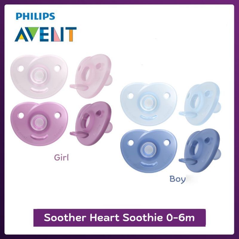 Philips Avent Soother Heart Soothie  0-6m