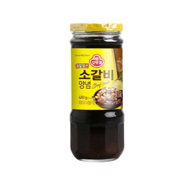 Saus Korean BBQ Ottogi Beef Galbi Marinade Sauce 480 Gram
