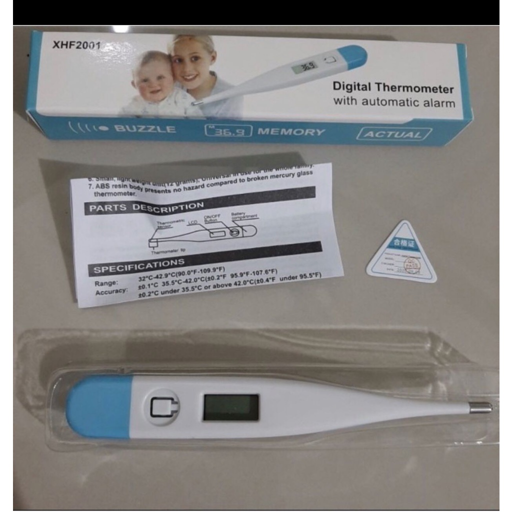 ALAT PENGUKUR SUHU BAYI DAN DEWASA TERMOMETER DI GITAL - BD