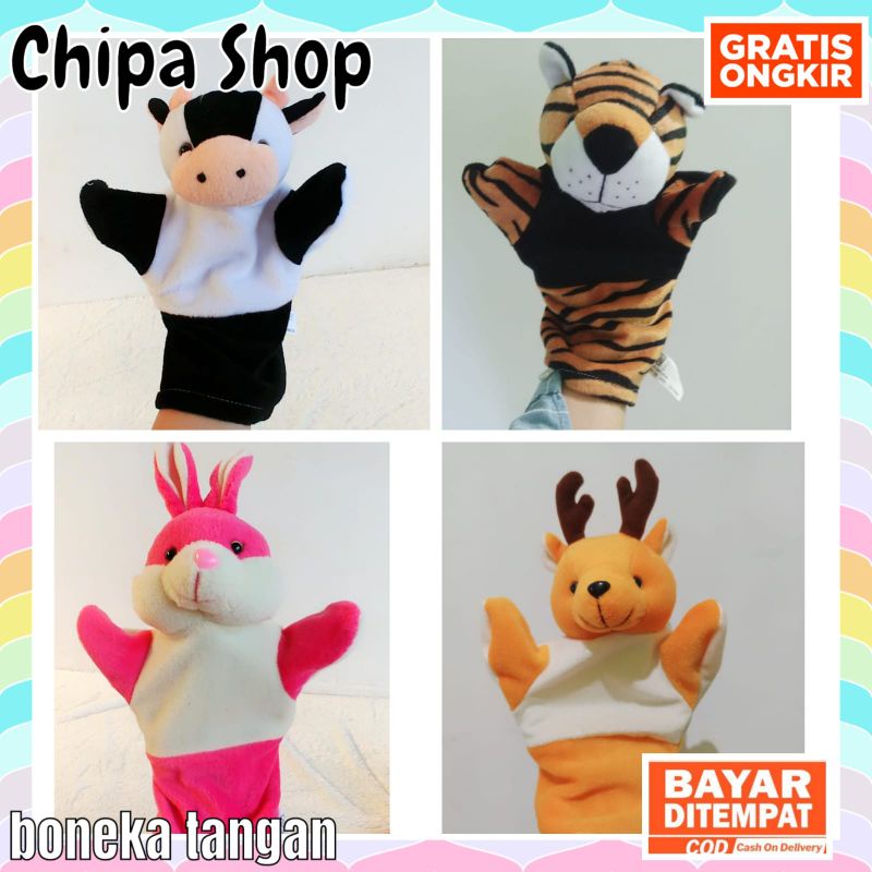 Boneka tangan karakter