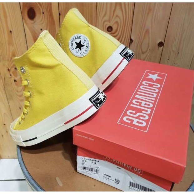 CONVERSE 70S HERITAGE HIGH YELLOW ORIGINAL PT MAP
