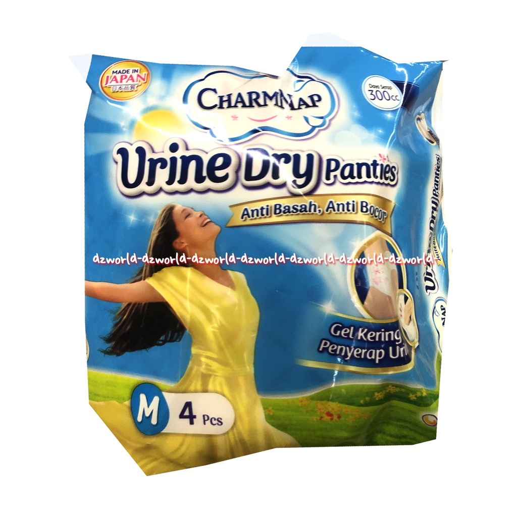 Charmnap Urine Dry Panties M L XL Pembalut Wanita Celana Dalam Saat Menstruasi Charm Nap Underpants