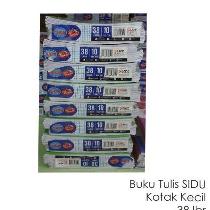 

Laris|SQ40|Buku Tulis Kotak Kecil Sidu 38 Lembar (Isi 10 buku)