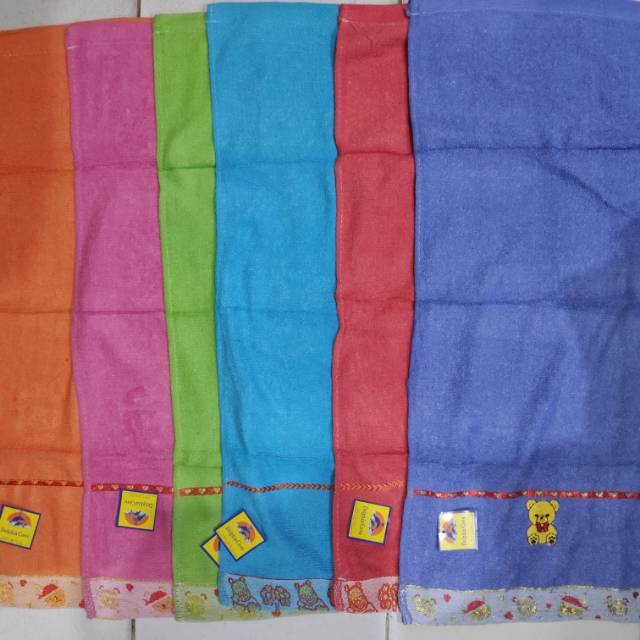 HANDUK  BORDIR JUMBO MURAH / HANDUK MANDI / HANDUK TEBAL, KATUN, UKURAN 35 X 80, 50X 100, 70 X 140