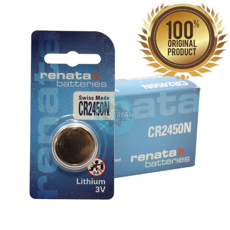 Baterai Renata CR2450N Original Lithium Battery 3 Volt