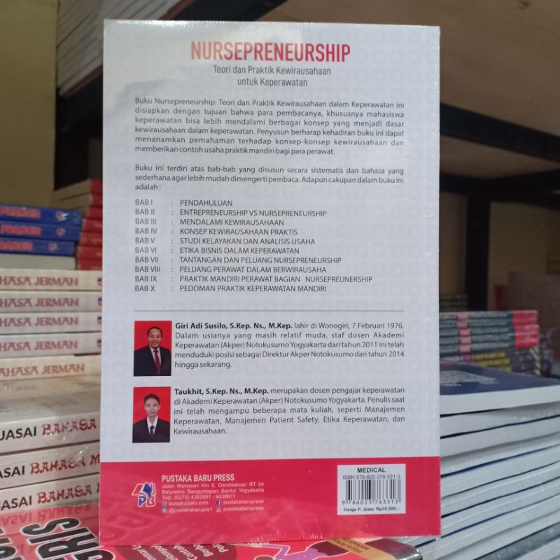 Buku Original: Nursepreneurship Teori Dan Praktik Kewirausahaan Untuk Keperawatan-1