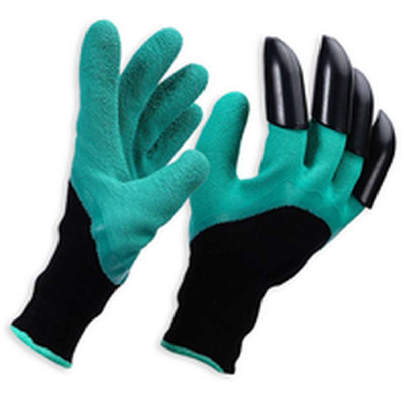 GARDEN GLOVES Sarung Tangan Berkebun Antislip Spandex Garden Gloves Sarung Tangan Dengan Cakar Green