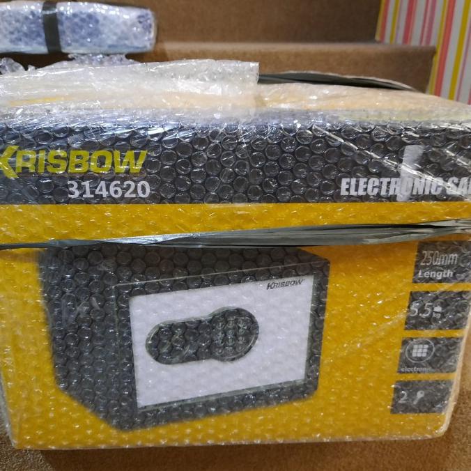 Brankas Double Safety Kunci & Kode Krisbow ORIGINAL 35 Cm tahan api