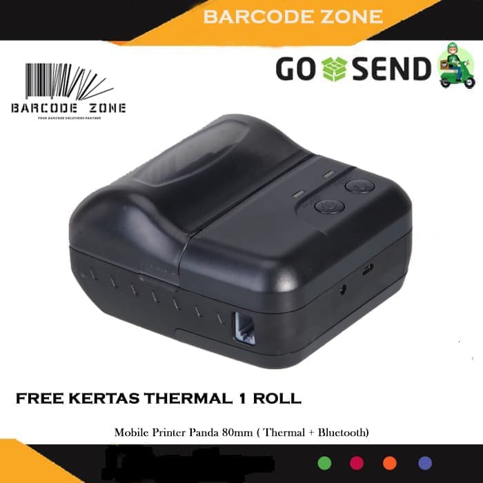panda mobile mini printer kasir ppob bluetooth usb 80mm kertas thermal