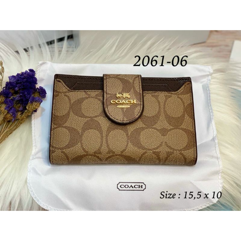 New Dompet 2061 Lidah Kombi Zipper Brand Freee Box Import Semprem