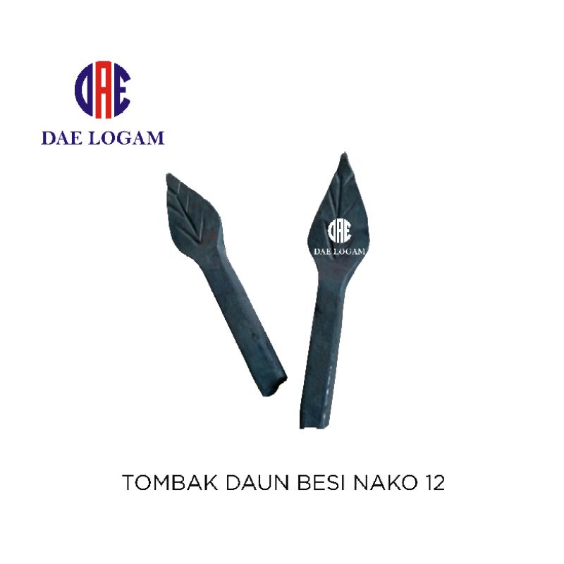 Ornamen Pagar Besi Tombak Daun Besi Nako 12