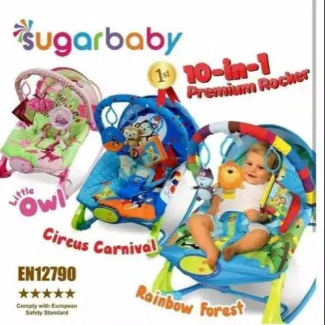 SUGARBABY BOUNCER 10 IN 1 BARU DAN ORIGINAL