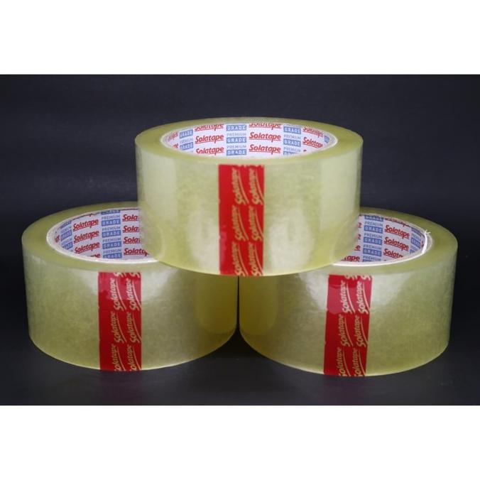 

PROMO KHUSUS GOJEK LAKBAN BENINGCOKLAT 48 MM X 90 YARD SOLATAPE - Puti