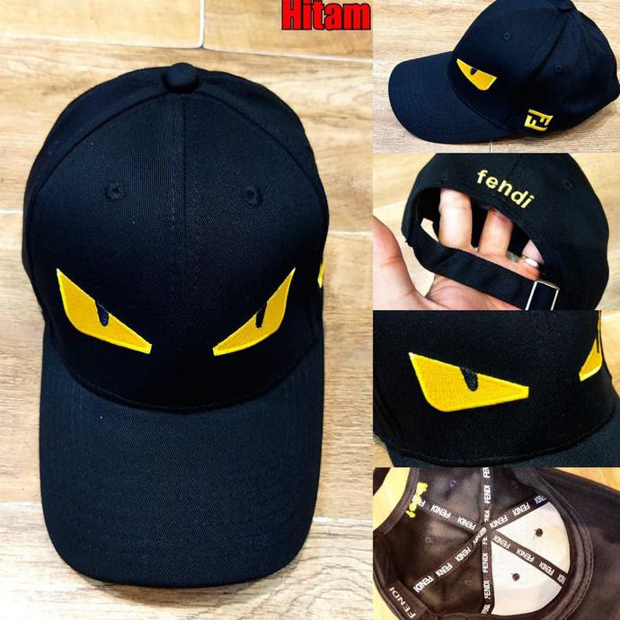 Ready Stok - Topi Fendi Logo Monster Eye Premium Branded ( Not Gucci Lv)