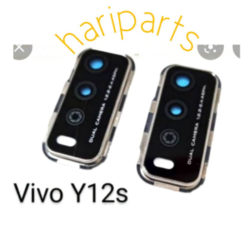 LENSA KAMERA BELAKANG /KACA KAMERA VIVO Y12 Y12S FULLSET