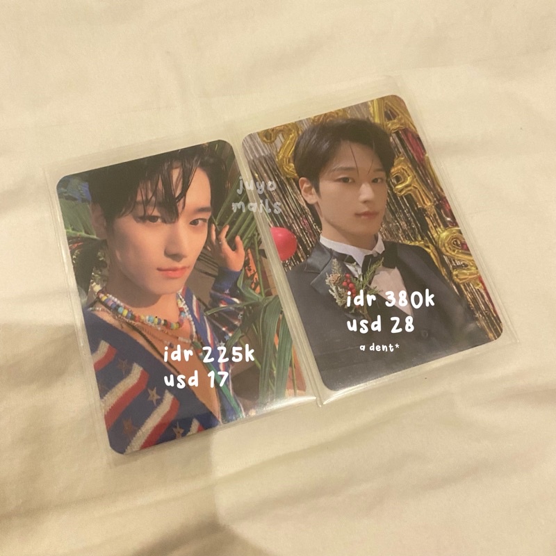 tbz the boyz juyeon photocard dmc & keyring christmassy