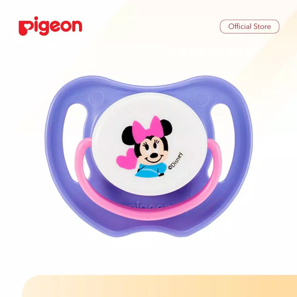 PIGEON SILICONE PACIFIER MICKEY MINNIE SIZE M / empeng