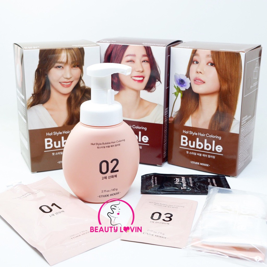  Etude  House  Hot  Style  Hair  Coloring  Bubble  Shopee 