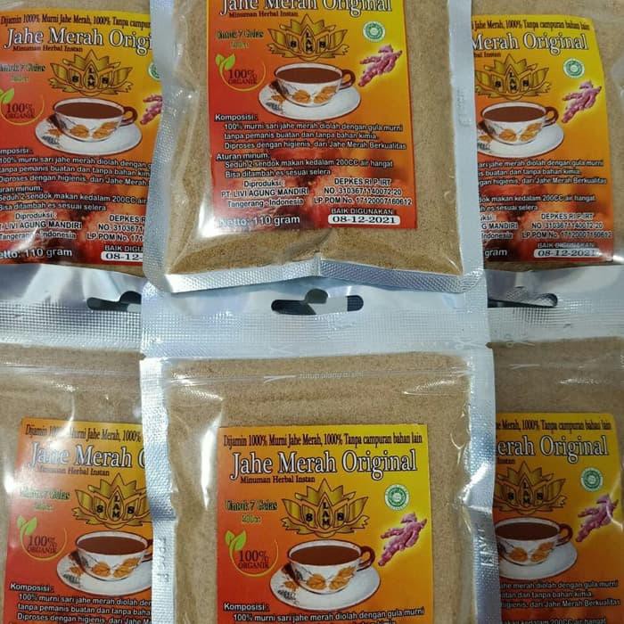 

Promo jahe merah original instan Berkualitas